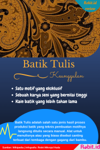 Keunggulan Batik Tulis