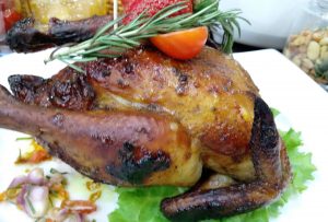 Ayam Panggang yang dipanggang dengan Re-Bread