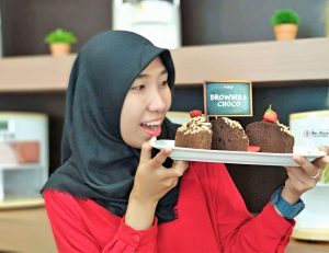 Brownies Choco yang dibuat dengan mesin Re-Bread