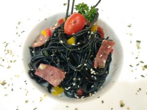 Pasta Black Carbonara