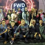Saya bersama teman-teman Blogger menghadiri peluncuran FWD LooP