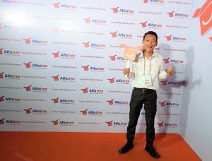 Saat Saya Menghadiri Grand Launching Alfatrex di The Pallas, SCBD Jakarta