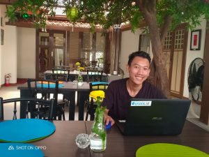 Saya saat di Kedai Sirih Merah