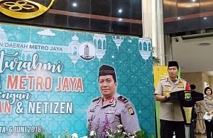 Wakapolda Brigjen Arianto ketika memberikan sambutan