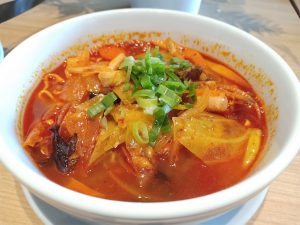 Mie Merah yang saya cicipi di Lurik Coffee & Kitchen