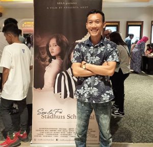 Saya saat menghadiri Gala Premiere Film Stadhuis Schandaal