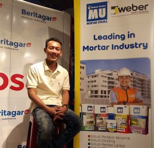 Saya saat menghadiri Obsat 203 Rumah Zaman Now