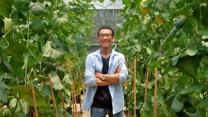 Saya saat di Perkebunan Melon Emas P3M Hambalang