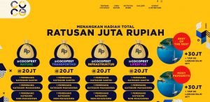Total Hadiah Kompetisi Cocofest Indonesia